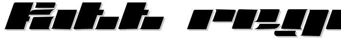 Fatt Regular font